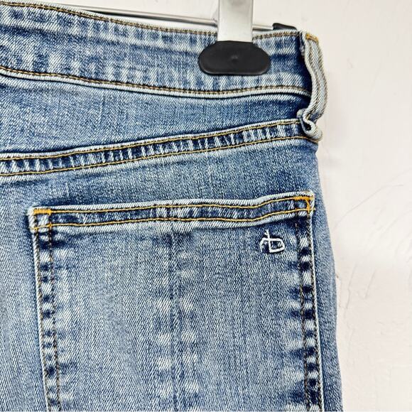 Rag & Bone Blue Nina High Rise Skinny Jeans Women 26 Button Fly Acid Wash Casual - Picture 4 of 12